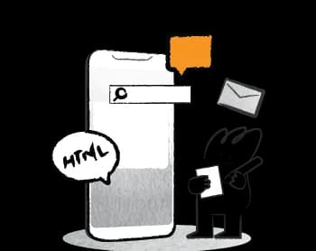 Icon symbolizing the Development phase with task management, coding, and production deployment